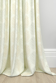 Gentle Palm, Lemon - Made to Measure Curtains